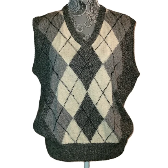 Macy's Sweaters Plus Size Argyle Sweater Vest Unisex Poshmark